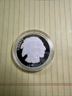 1 oz  .999 Silver ASAHI Buffalo Round ..has milk spots