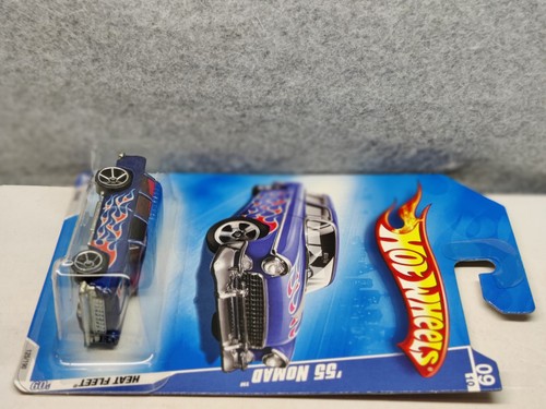 Hot Wheels 2009 Heat Fleet Series #9/10 - '55 NOMAD Blue Variation - NICE! - Picture 8 of 10