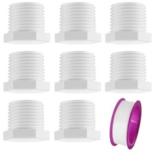 8 Pack RV Water Heater Drain Plug 1/2 Inch NPT for RV Camper
