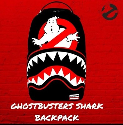 SPRAYGROUND X GHOSTBUSTERS SHARK BACKPACK COLLAB LIMITED EDITION AUTHENTIC   