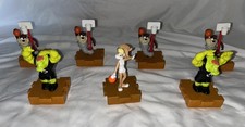 Vintage 1996 Space Jam McDonalds Moving Happy Meal Toys Looney Tunes Set Of 7