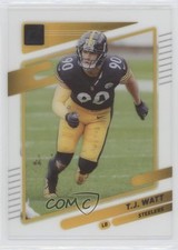 2021 Panini Clearly Donruss TJ Watt #41 0a3