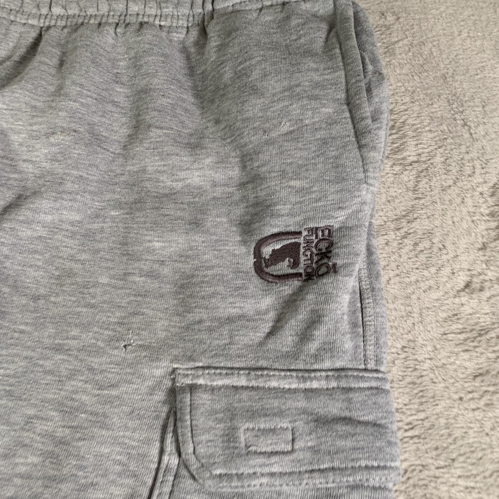 Ecko Function Sweatpants Mens Large Gray Fleece C… - image 2