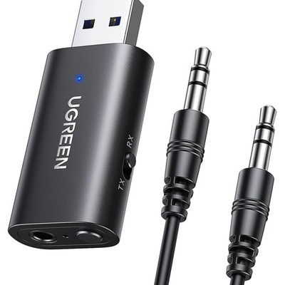 Bluetooth 5.4 Adapter 2 in 1 Klinke Sender und Empfänger für TV, Kopfhörer, S...