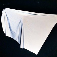 High Visibility Silver Reflective Fabric Gray Soft Material Sew On for Clothi...