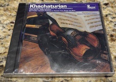 Khachaturian Concerto Rhapsody Andre Korsakov Russian Disc CD NEW SEALED