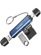 SD Card Reader Adapter, 5G Super Speed USB3.0 SD/TF Card Reader, 3-Slot USB A...