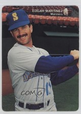 1990 Mother's Cookies Seattle Mariners Stadium Giveaway Edgar Martinez HOF 0au4