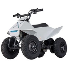 Pure Fun World EA17 Kids Electric ATV Mini Quad 4-Wheeler White