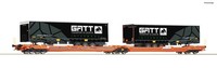Roco 77403 | Doppeltaschen-Gelenkwagen T3000E Gatt Spur H0