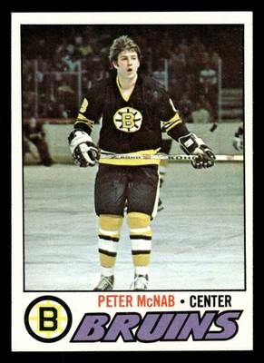 1977-78 Topps Hockey Card #18 Peter McNab
