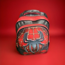 Marvel Unisex Spider-Man Black Red Large Spider In Web Backpack