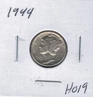 1944 Mercury Dime H019 !!!Free Shipping!!!