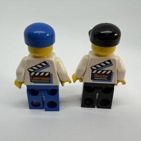 Lego Minifigure Studios Director + Cameraman With Hats 1352 STU002 STU001
