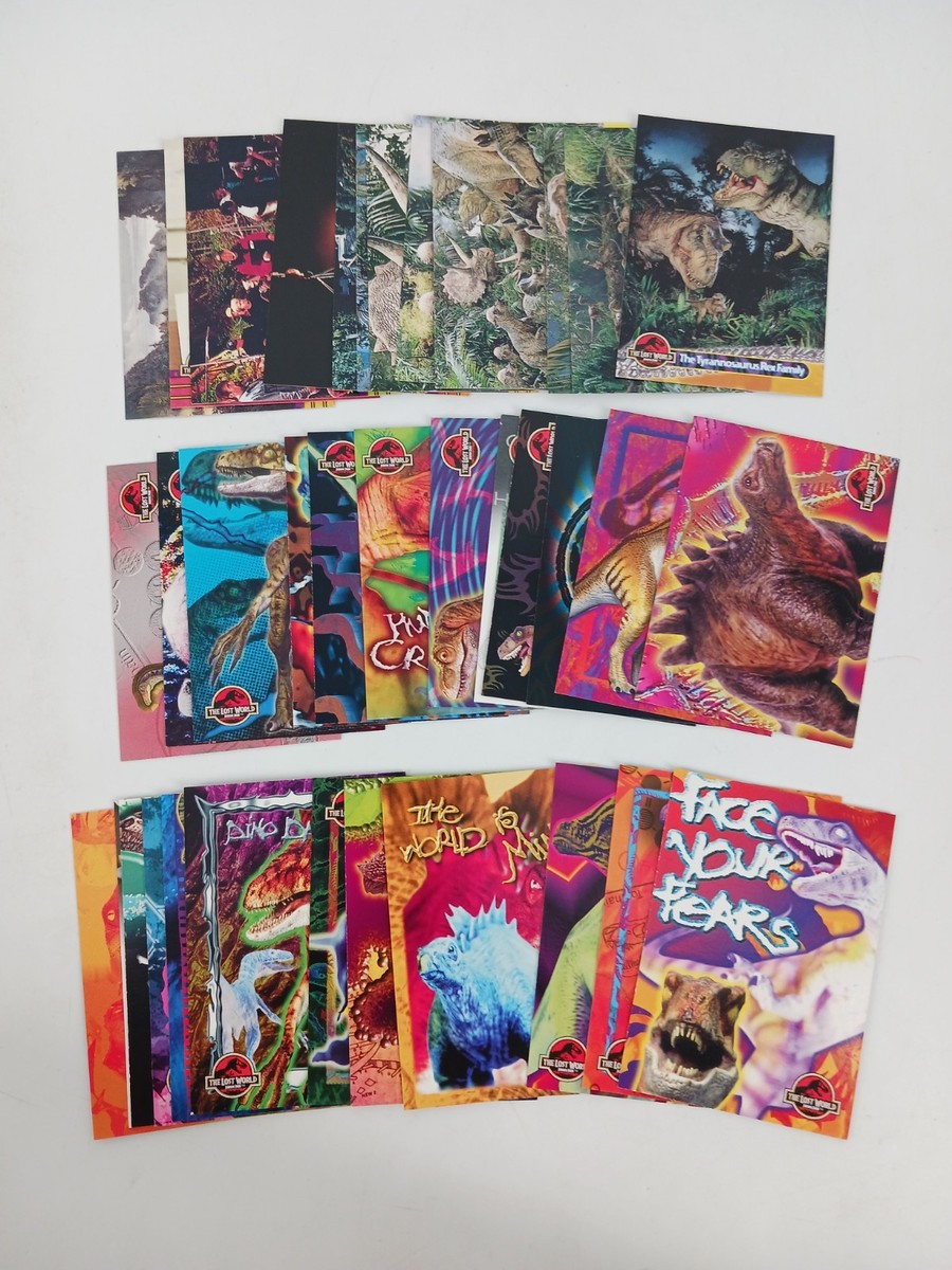 Topps Jurassic Park The Lost World Complete Set 72 Cards w 11