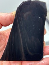 Tri-flow Sheen/Lace Obsidian Slab Lapidary Cabbing Knapping Combo ship avail