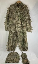 VTG Game Winner Sportswear Realtree Camo Ghillie Leaf Hunting Suit Mens XL/XXL