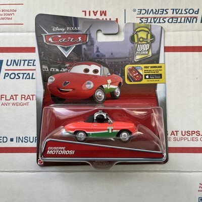 Disney Pixar Cars GIUSEPPE MOTOROSI WGP PIT CREW!!!