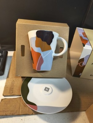 Nespresso Thrive Scholars Limited Ed.  Kenesha Sneed N2228 Coffee Mug Cup Saucer