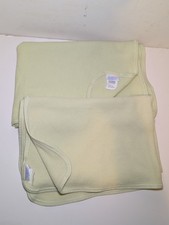 Baby Tykes Set Of 2 Carter's Thermal Waffle Baby Blankets Vintage Lime Green