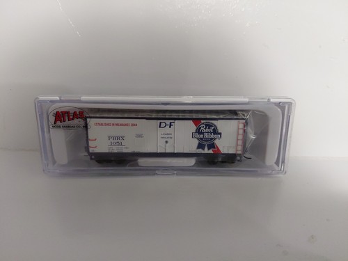ATLAS ESCALA N 40' ENCHUFE PUERTA CAJA COCHE PABST CINTA AZUL 50 005 647 RD# 1051 | Condition: New
