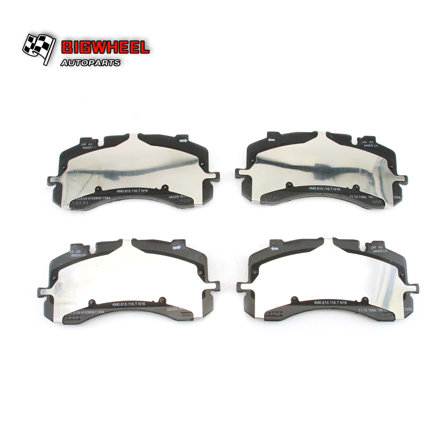 Bentley Bentayga 2017-2023 FRONT Brake pad P/N 4M0698451C