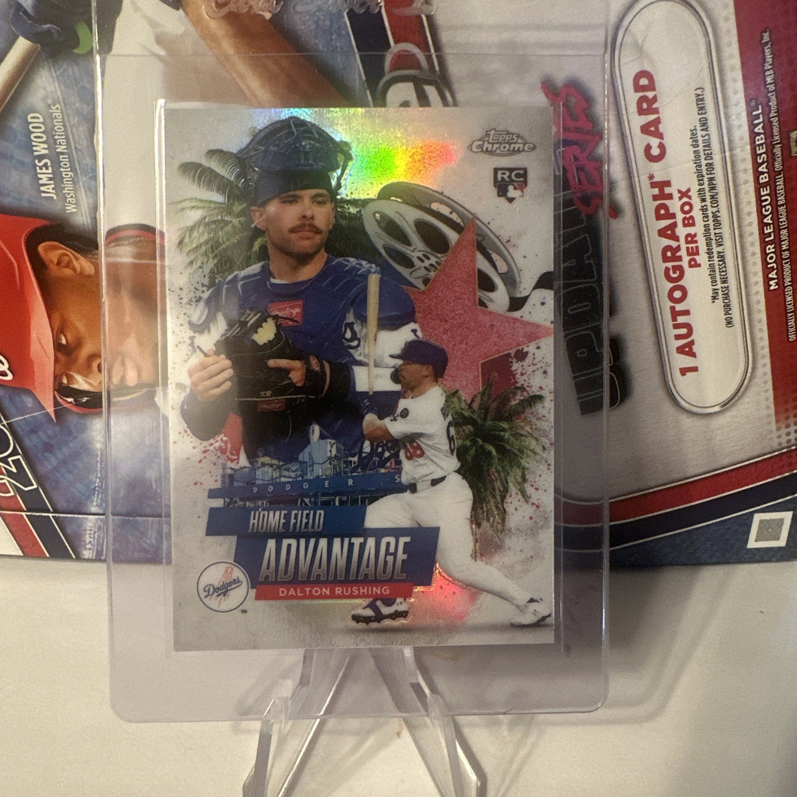 2025 Topps Chrome Update Dalton Rushing Home Field Advantage 