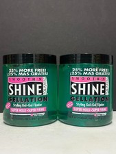 Smooth 'N Shine Polishing Gellation Styling Gel Super Hold Alcohol Free -2 Pack