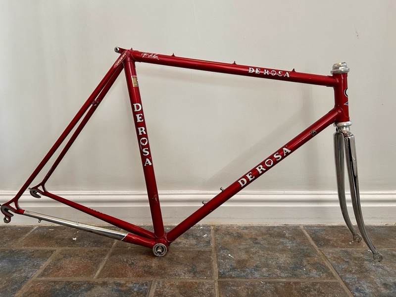 De Rosa Steel Frame SLX Tubing & Ciocc Chrome Forks Vintage - Collection Only