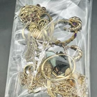 20+ Piece Jewelry Mystery Bag Lot Gold-Tone - Wearable Vintage & Modern - Jar