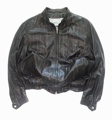 Premium & Classy Brioni Perforated Luxury Lamb Leather Jacket Italy ~ L / XL