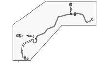 Genuine Volkswagen Pressure Line 3QF-816-741-B