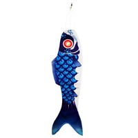 WolkenstüRmer Fisch Windspiel Windsack Koi (Blau)
