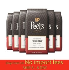  6 Pack Peet's French Roast Ground Coffee 10.5oz... wa 
