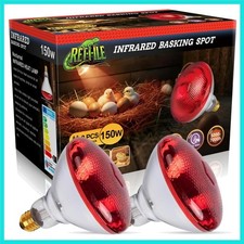 Infrared Heat Lamp for Chickens, 150 Watts Red Heat Lamp Bulb, Heat Light Bul...