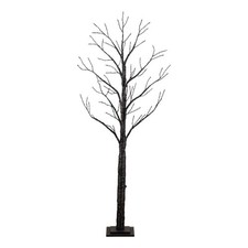 Nearly Natural 6ft Pre-Lit Artificial Halloween Twig Tree w/ 480 LED