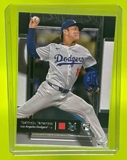 YOSHINOBU YAMAMOTO RC 2024 Topps Baseball Museum Collection #9 Dodgers