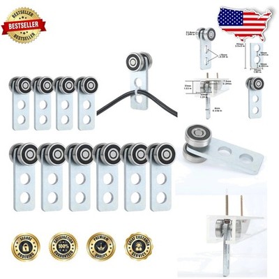 Heavy Duty 2'' Wheel Strut Channel Trolley 10PCS 500lb Load Capacity Alloy Steel