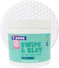 T-Zone Tea Tree & Witch Hazel Biodegradable Cleansing Pads (40 Pads)  Instantly