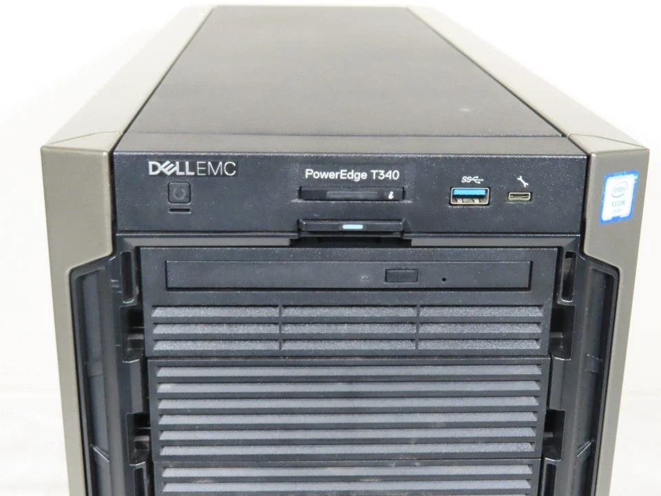 Dell PowerEdge T340 Tower Intel E-2124 3.3Ghz 16GB Ram 4x 2TB SAS H330 2x 495w - Image 2 of 4