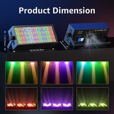 Stage Light 648 RGB 36LED 220W Warm White Wash Light DMX for DJ Party Disco Show