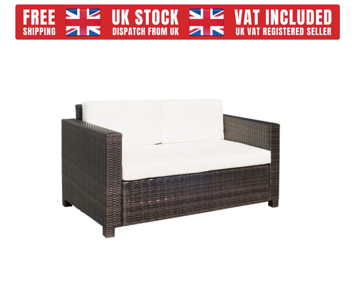 Patio Sofa Garden Rattan Sofa High quality Stainless 2 Seater