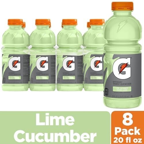 Gatorade Thirst Quencher, Lime Cucumber, 20 Fl Oz, 8 Pack | eBay