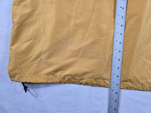 Page & Tuttle V Neck Pullover Golf Windbreaker Men's L Wind Rain Resistant Gold - Picture 9 of 10