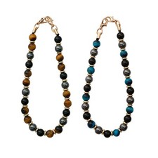 Natural Stone Beads Phone Wrist Strap Cellphone Lanyard Wristlet Bracelet Gift