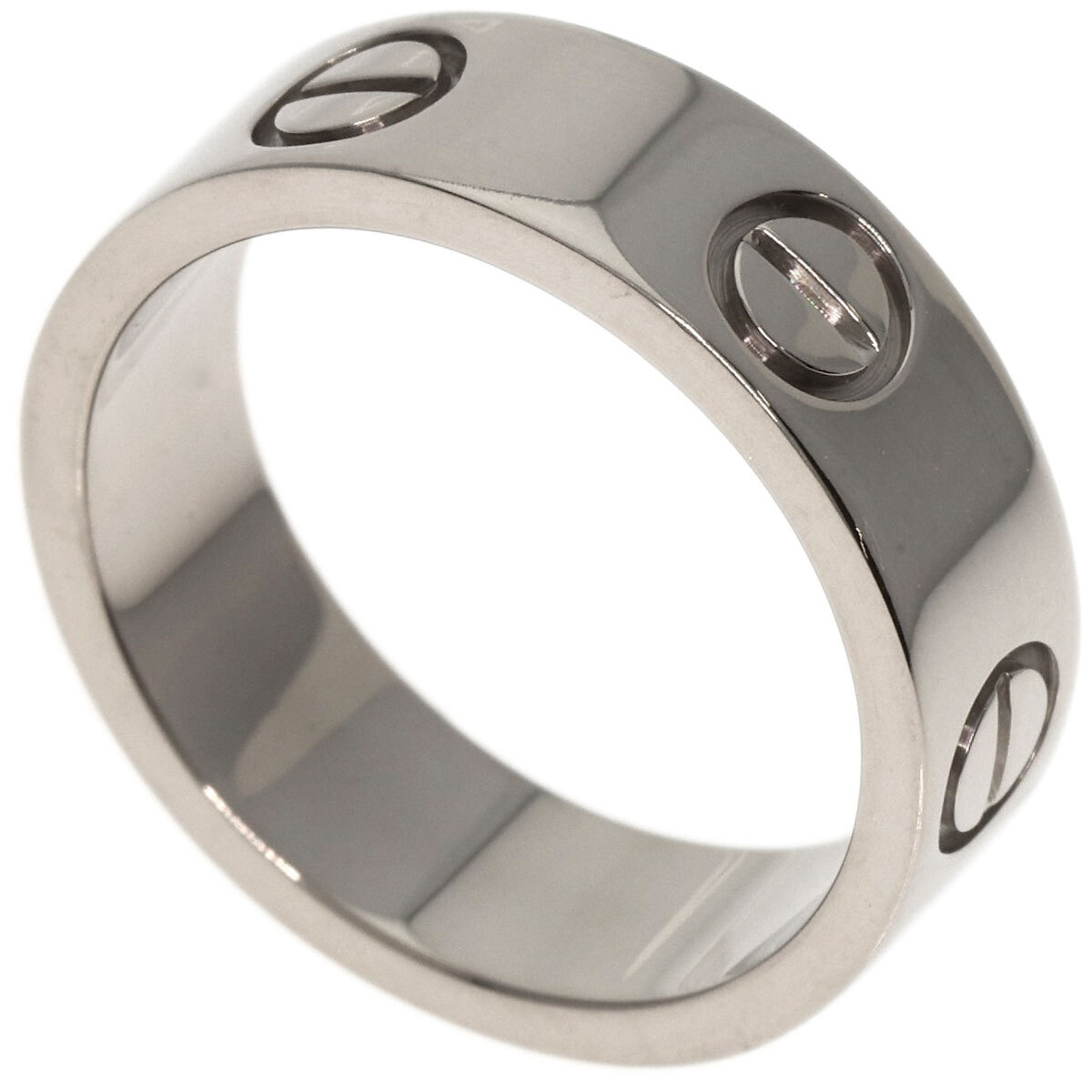 Cartier ホワイトゴールド リング サイズ50 CARTIER Ring love ring #50 K18 White Gold | eBay