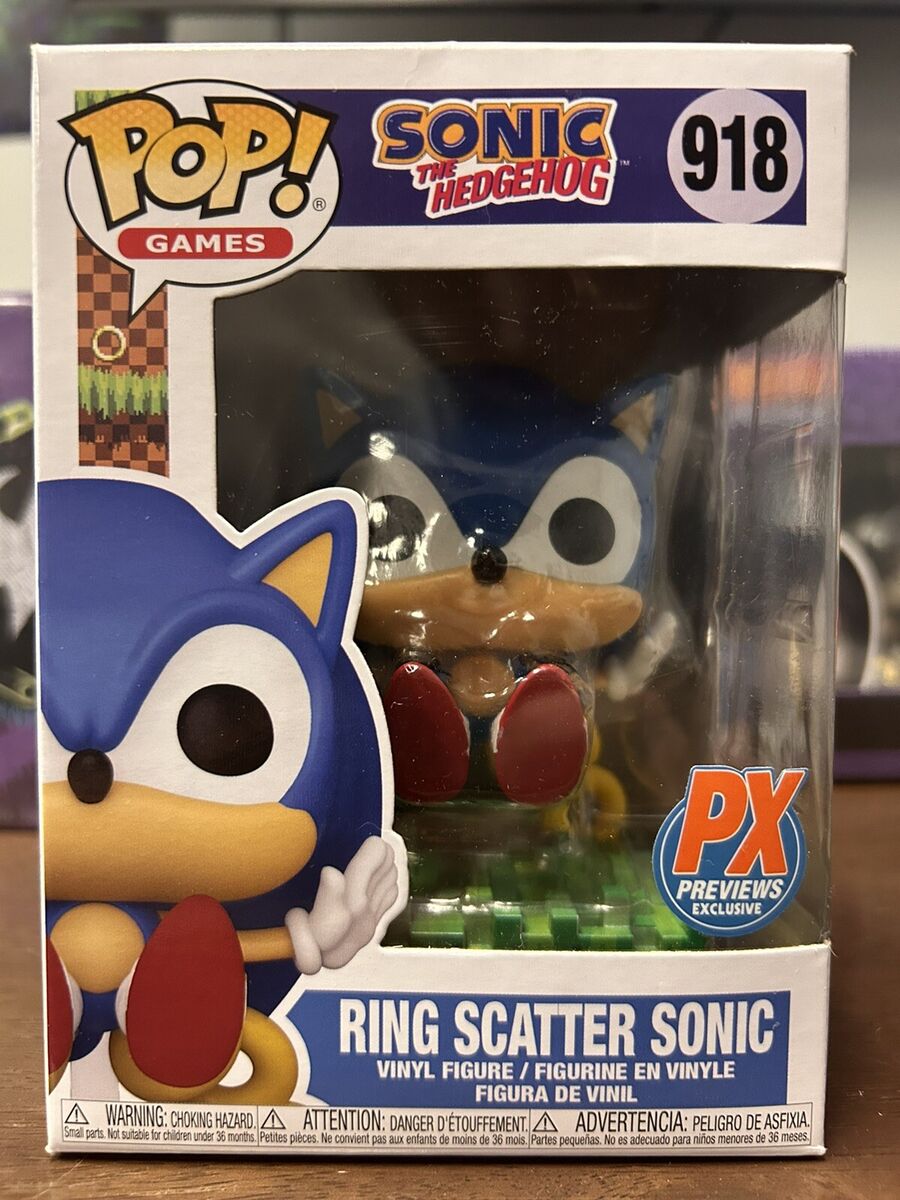 Ring Scatter Sonic 918 PX Previews Excl Funko POP! Sonic The Ring Scatter Sonic 918 PX Previews Excl Funko POP! Sonic The