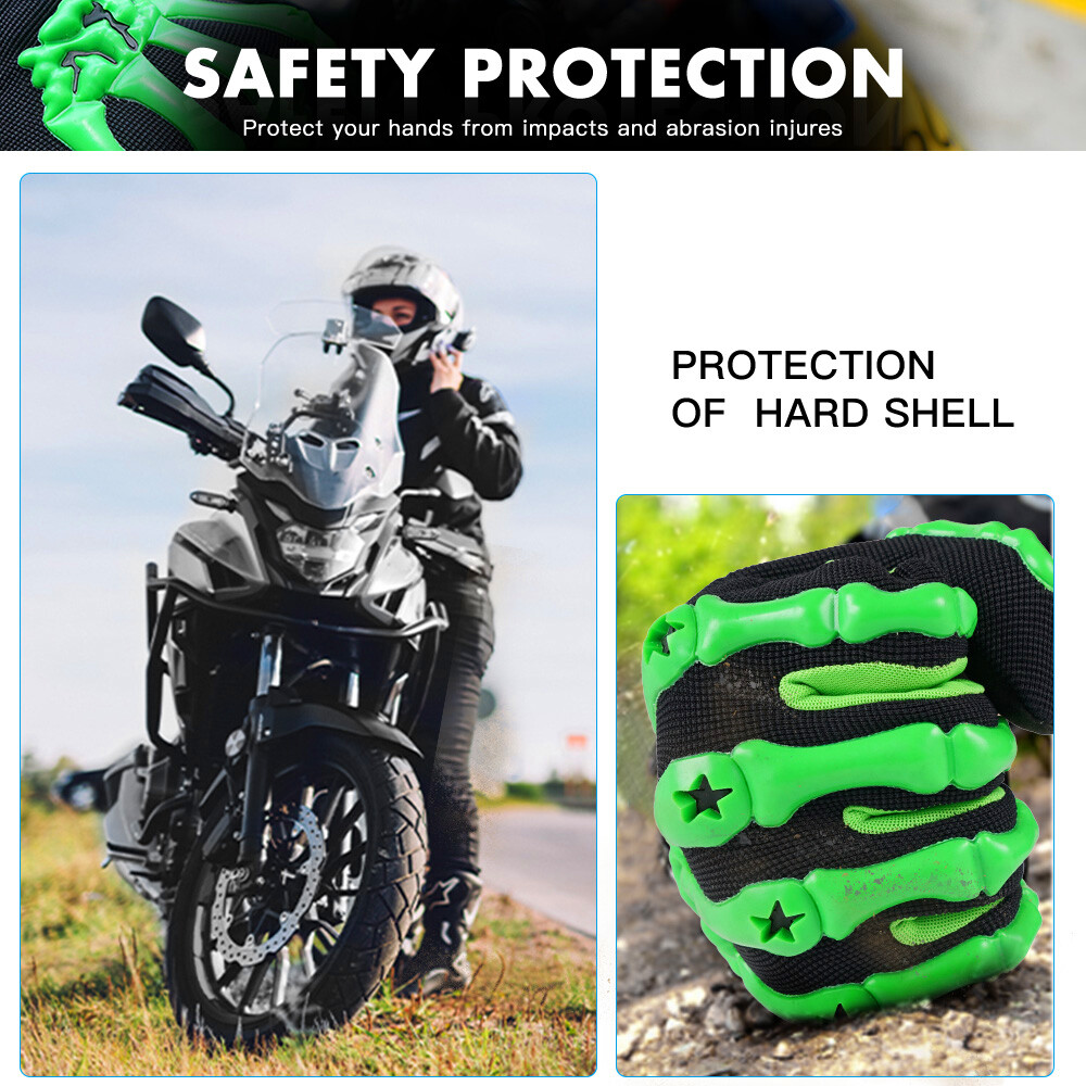 Motorcycle Gloves Men Skeleton Costume Halloween Skull Gloves Skull Bone Gloves Halloween Costume Gloves