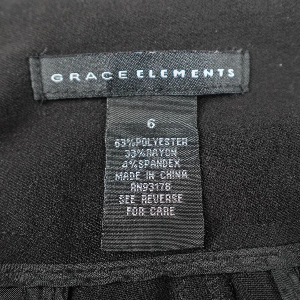 Falda Grace Elements para mujer 6 negra cuerpo secretaria de oficina cápsula minimalista Foto 4 de 4