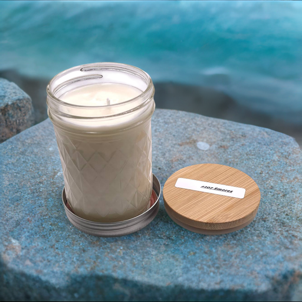 Aydens S'mores Scented Candle 207 Cozy Campfire Aroma-image